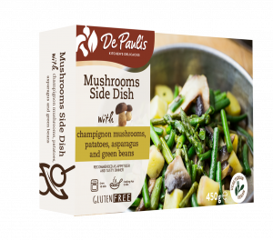 Vegan Mix with Mushrooms , Potatoes , Asparagus and Green Beans 